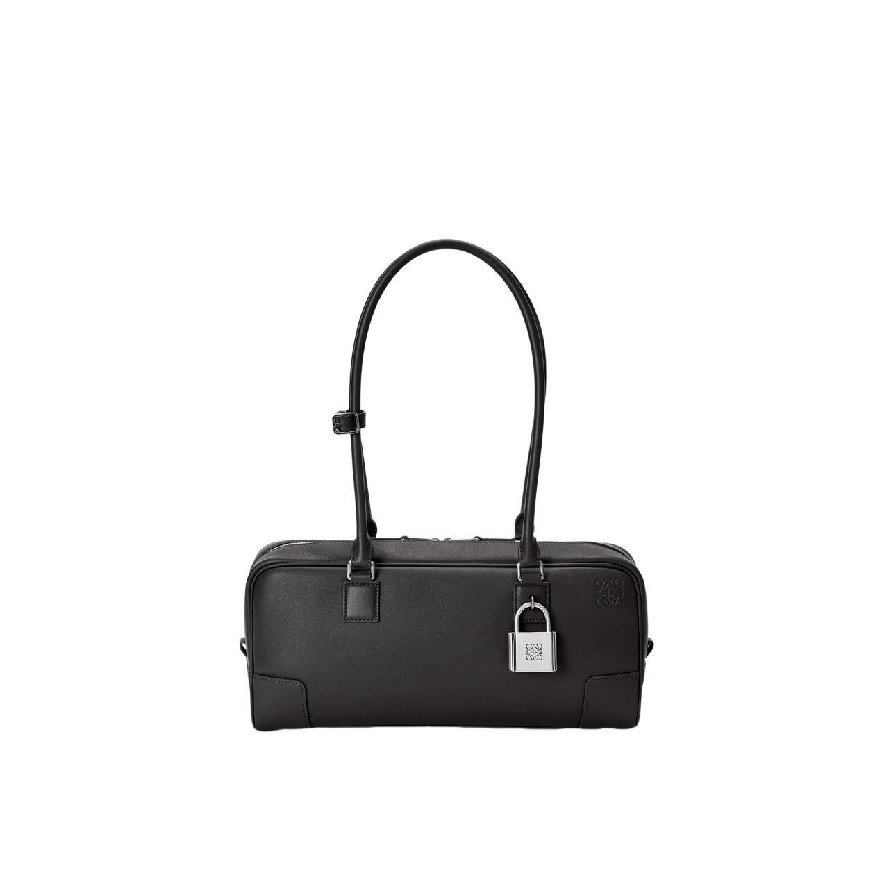 Loewe Amazona 31 $4400 Black Nubuck Top Handle Bag New & Aut, Women's