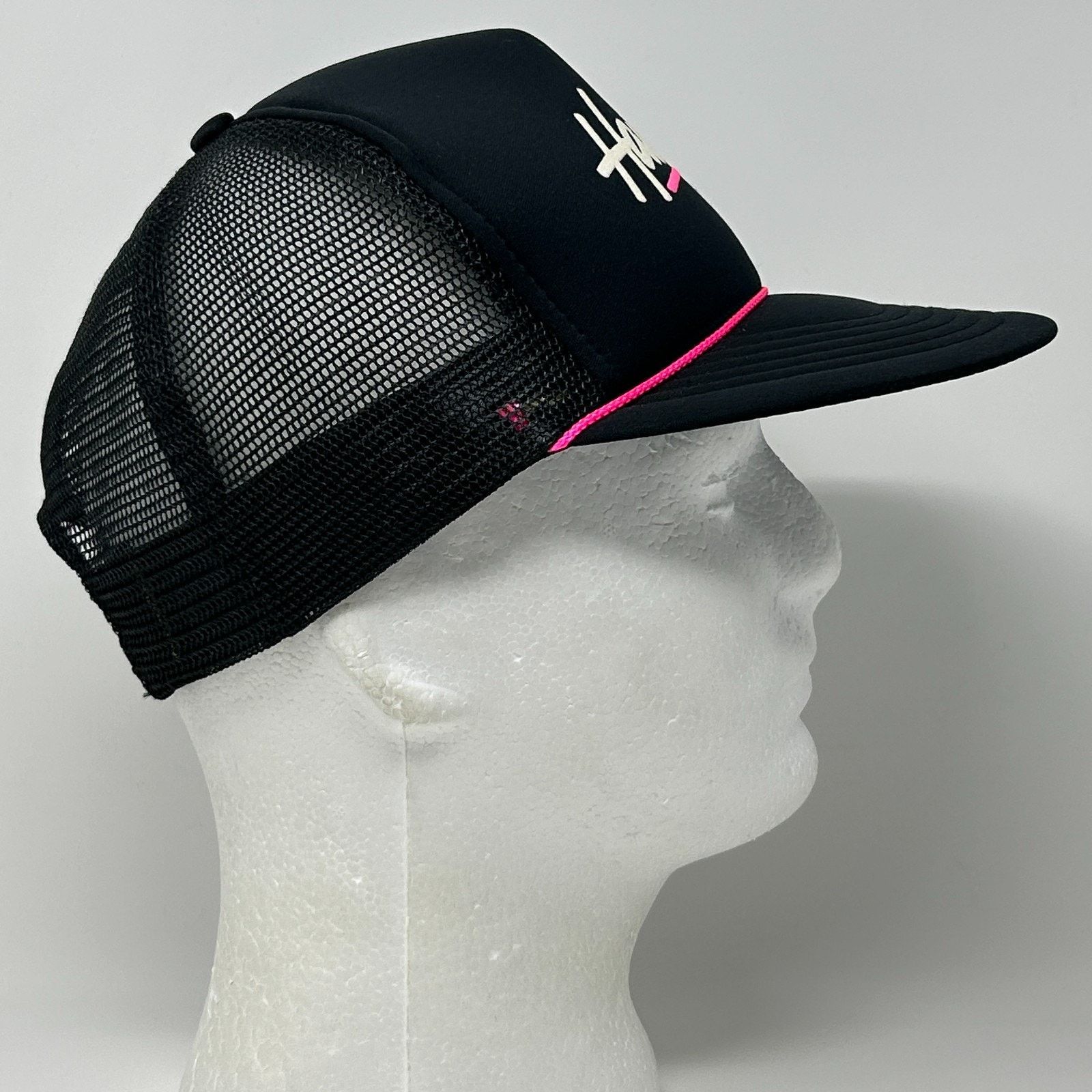 Vintage Vintage 90s Hawaii Trucker Hat Baseball Cap Rope Cord Black Size ONE SIZE - 7 Thumbnail