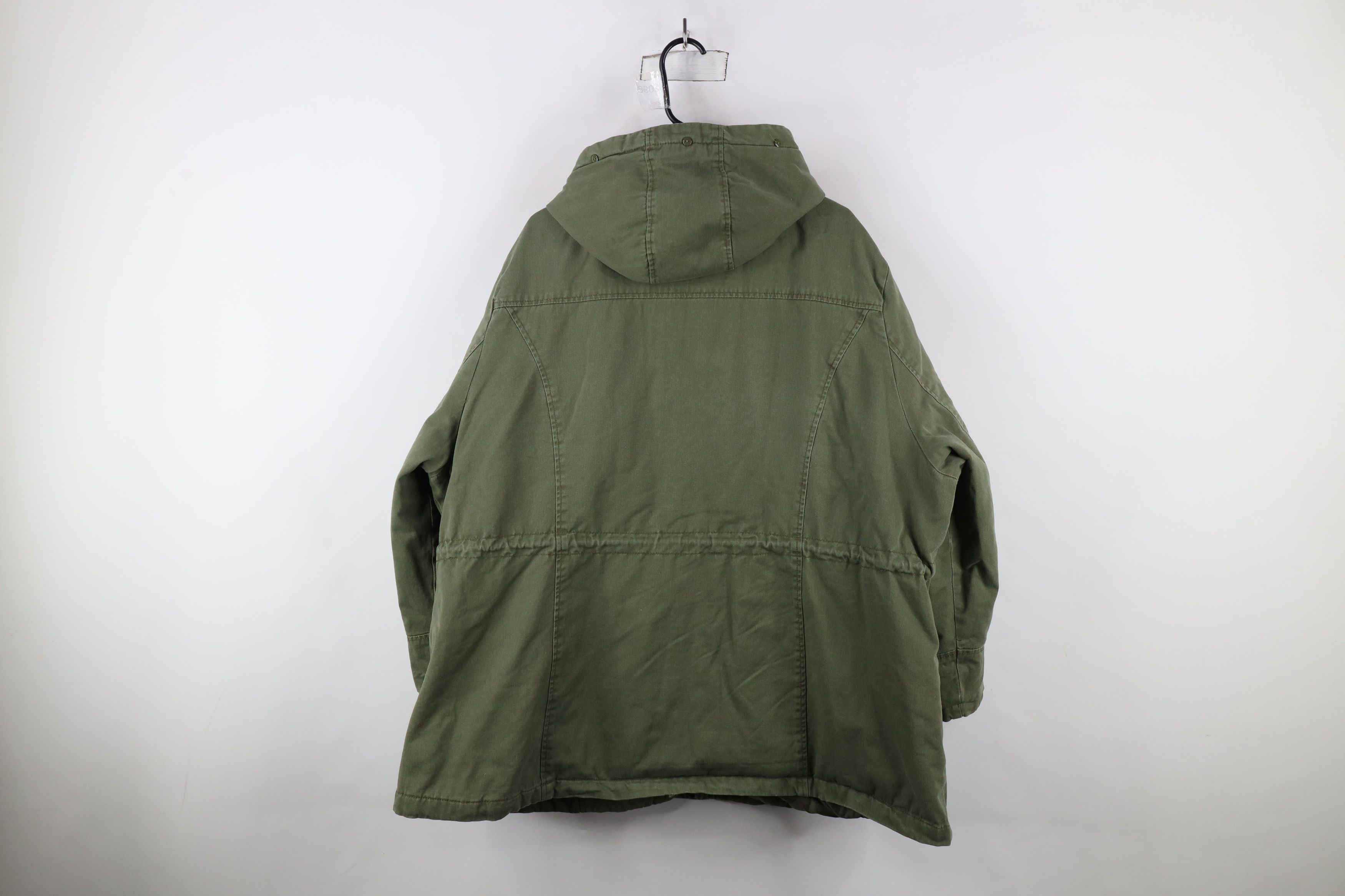 Vintage Vintage 90s Streetwear Military Quilted Hooded Field Jacket Size 3XL / US 20-22 - 10 Thumbnail