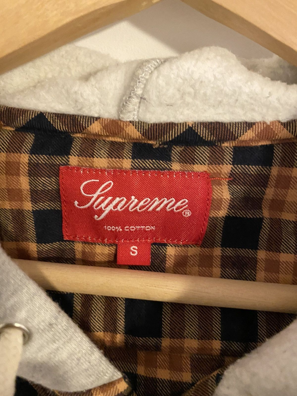 Supreme Supreme F/W 2014 Hooded Flannel Size US S / EU 44-46 / 1 - 3 Thumbnail