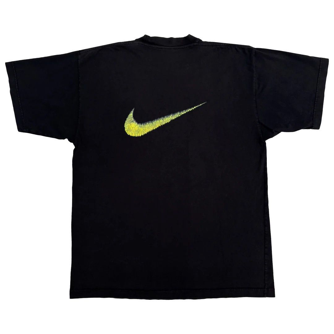 Nike Borussia Dortmund BVB 1990 90s Vintage Football T-Shirt Size US L / EU 52-54 / 3 - 2 Thumbnail