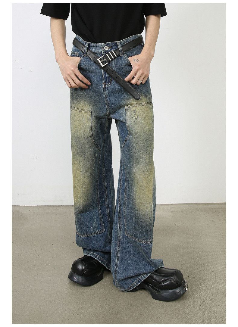 Japanese Brand × Vintage Vintage American high street loose distressed work jeans Size US 32 / EU 48 - 3 Thumbnail