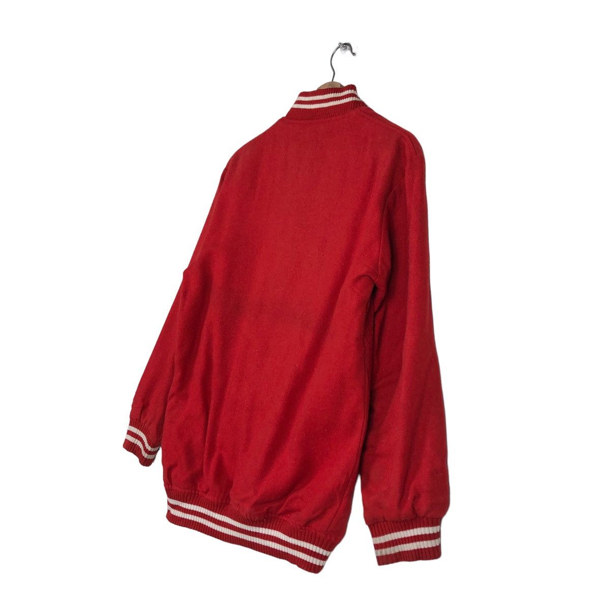 Japanese Brand 🔥VINTAGE VARSITY JACKET BOMBER JUMPER STADIUM RICH RED Size US M / EU 48-50 / 2 - 10 Thumbnail