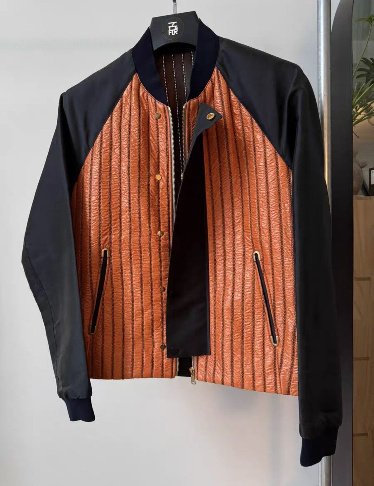 Balenciaga BALENCIAGA Orange Quilted Jacket Size US M / EU 48-50 / 2 - 2 Thumbnail