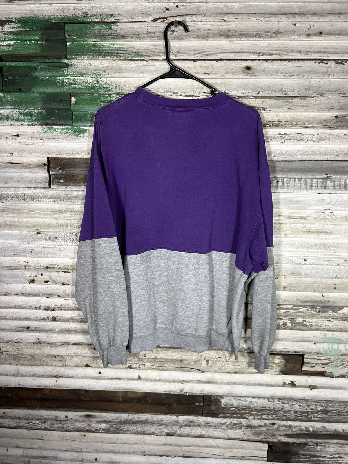 Nike × Vintage Vintage Two Tone Nike Sweatshirt Size US XL / EU 56 / 4 - 2 Thumbnail