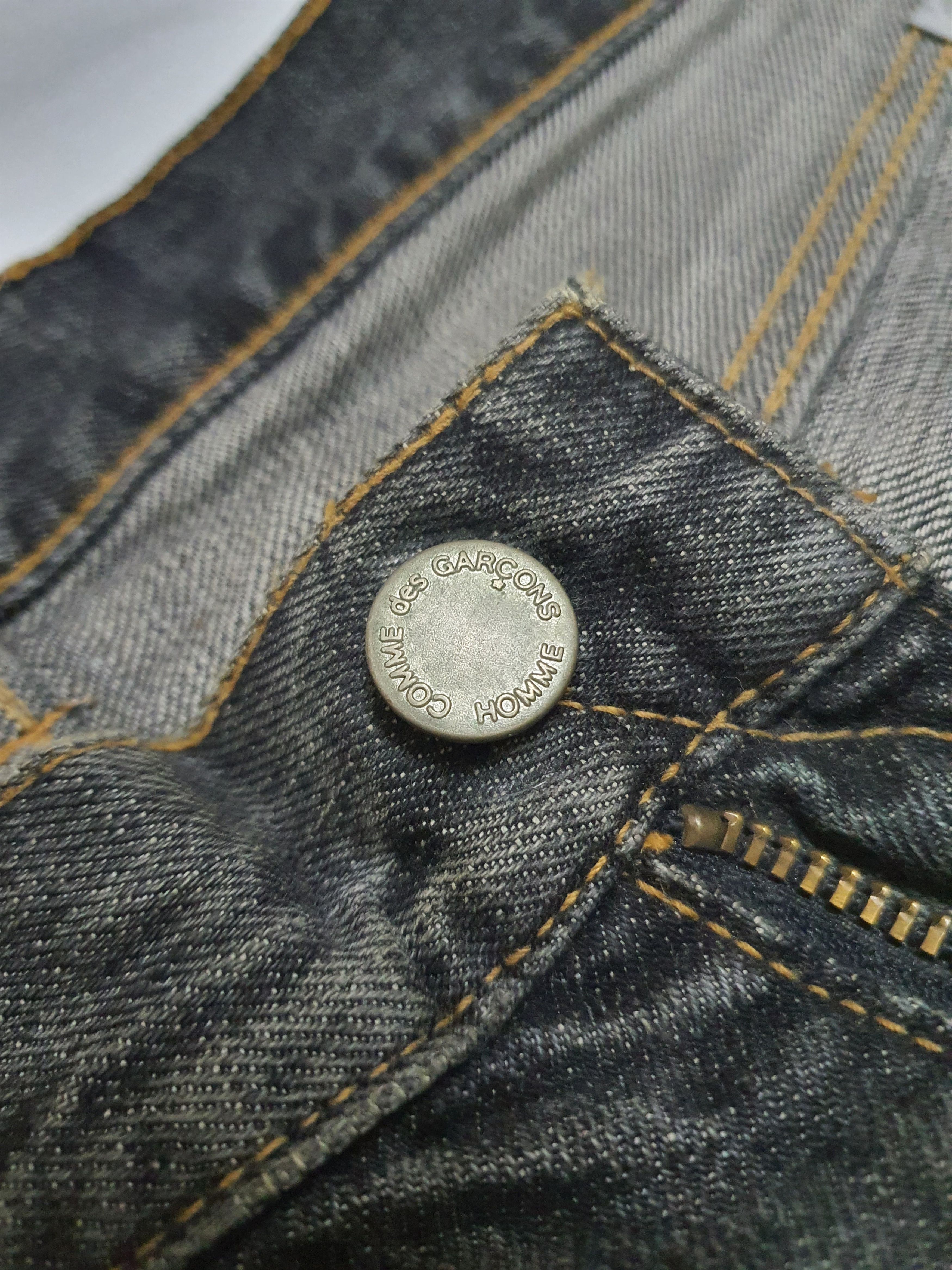 Comme des Garcons Homme Waist 32" COMME des GARCONS HOMME Grey Selvedge Jeans. Size US 32 / EU 48 - 5 Thumbnail