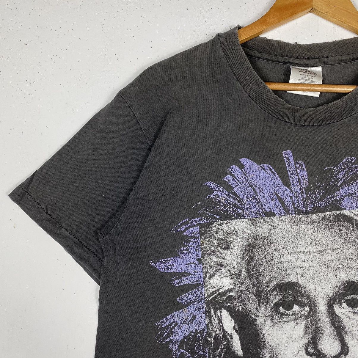 Arts & Science × Vintage Vintage 90's ALBERT EINSTEIN Graphic Distressed Art Tee Size US M / EU 48-50 / 2 - 3 Thumbnail