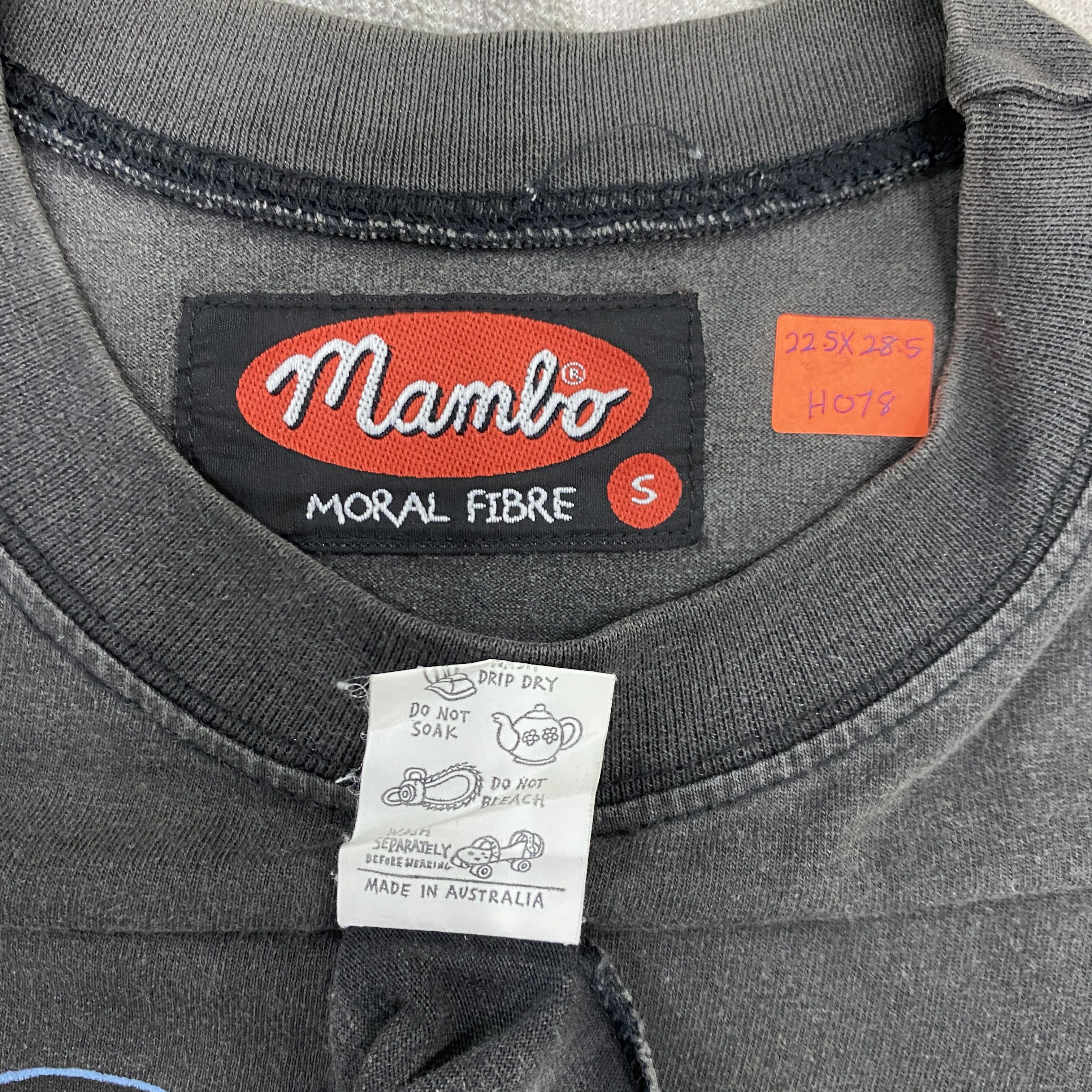 Mambo Vintage 90s SUN FADED MAMBO GRAPHIC PIL TEE Shirt - H078 Size US L / EU 52-54 / 3 - 6 Thumbnail