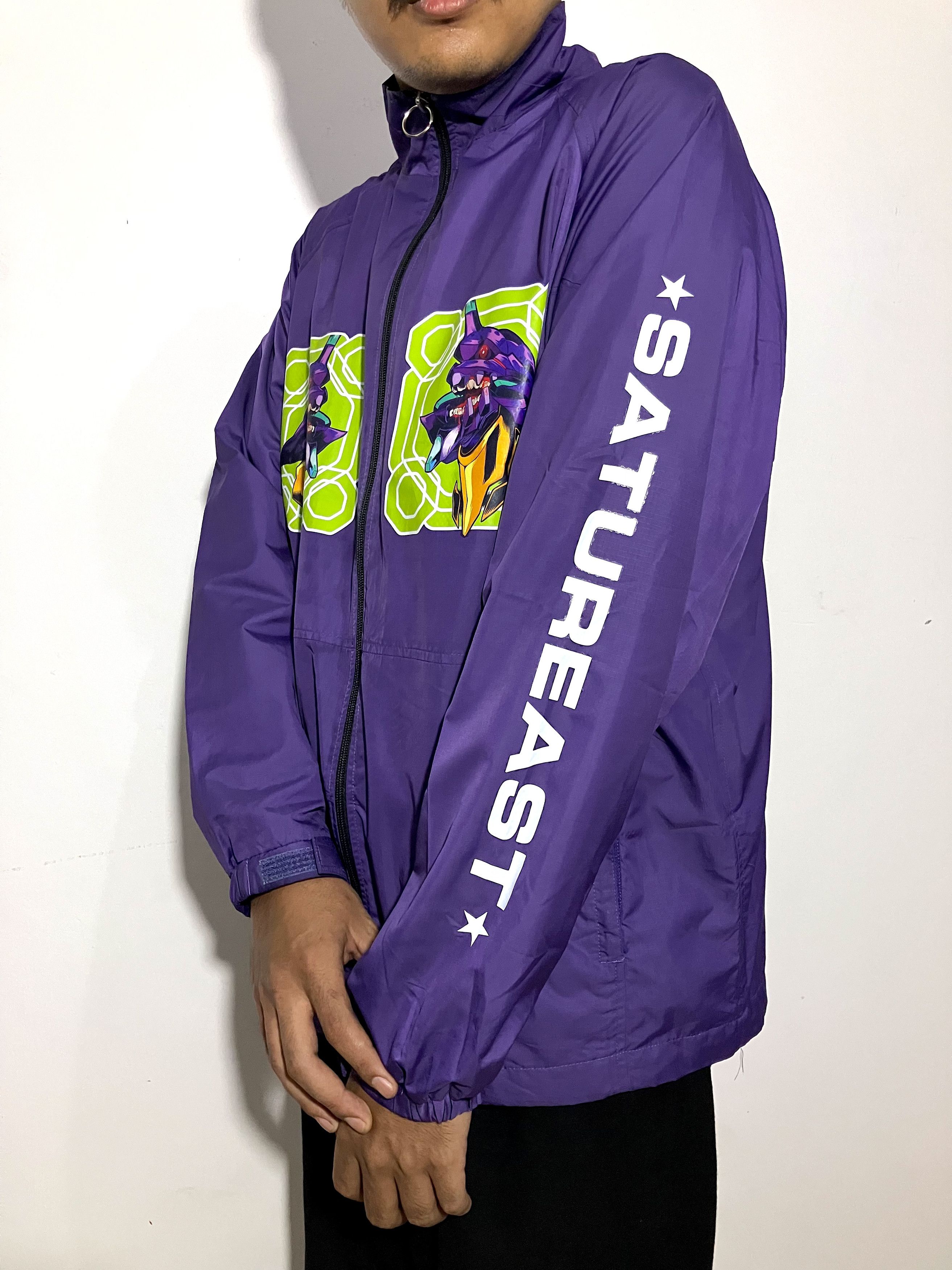 Anime Rework Jersey Anime Evangelion in Uniqlo Jacket Size US XXL / EU 58 / 5 - 3 Thumbnail