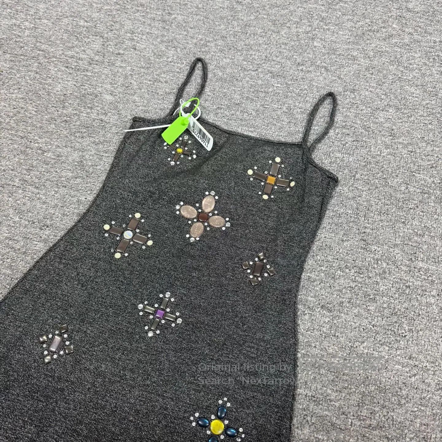 Chanel Chanel Gemstone and floral patterned sequined strap dress| Size M / US 6-8 / IT 42-44 - 3 Thumbnail