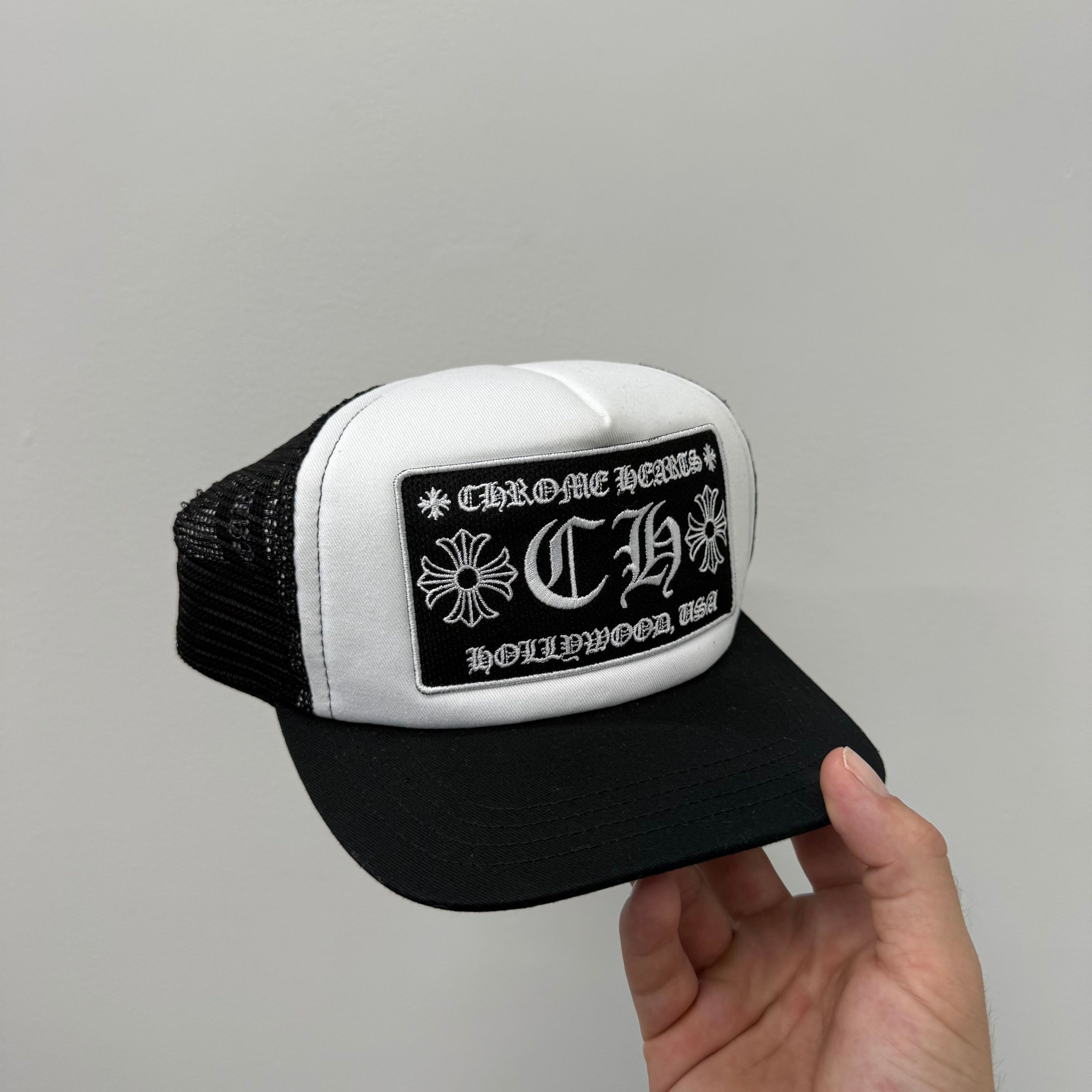 Chrome Hearts Chrome Hearts Hollywood CH Trucker Hat Size ONE SIZE - 1 Thumbnail