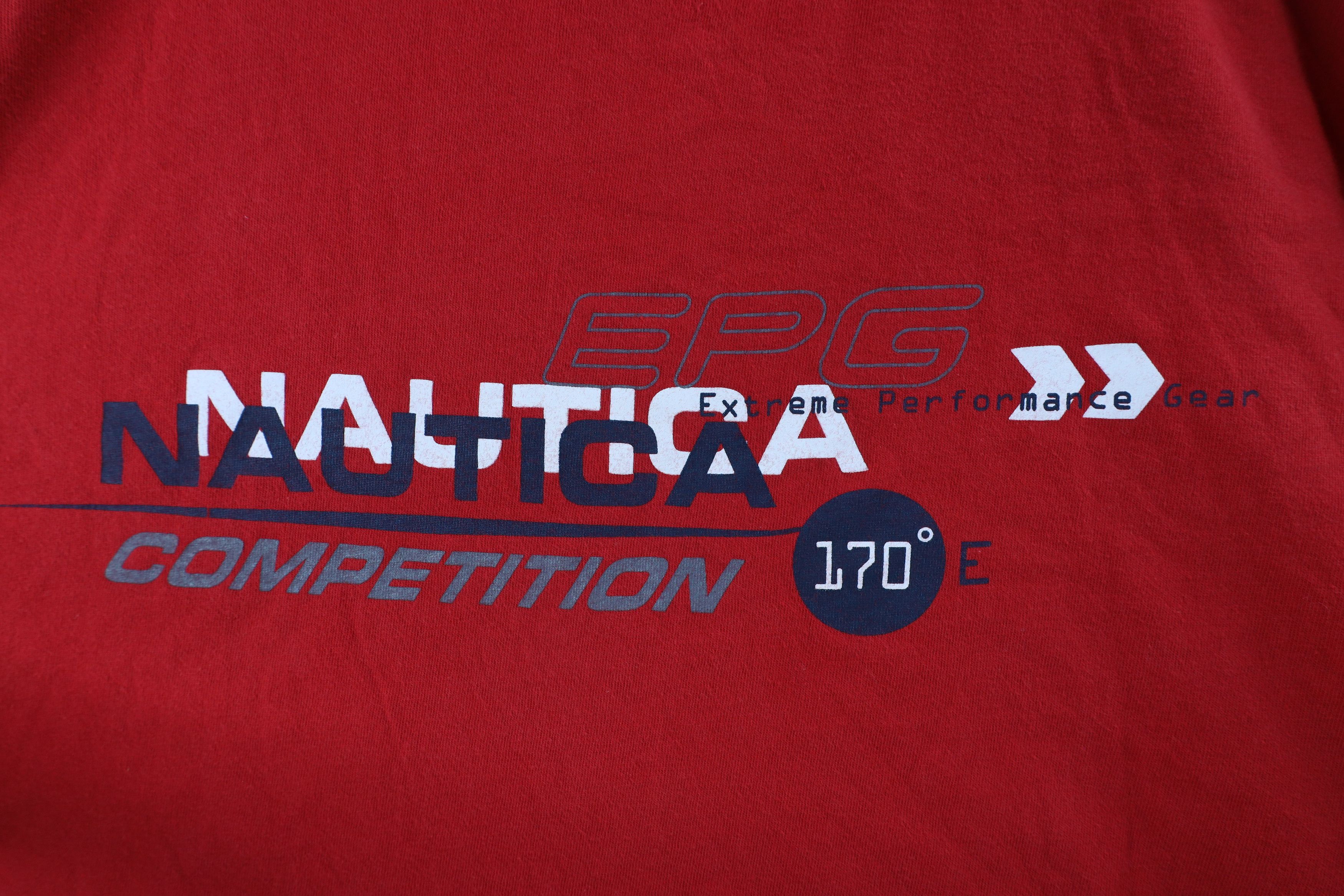 Nautica × Vintage Vintage 90s Nautica Competition Out Short Sleeve T-Shirt USA Size US XL / EU 56 / 4 - 4 Thumbnail