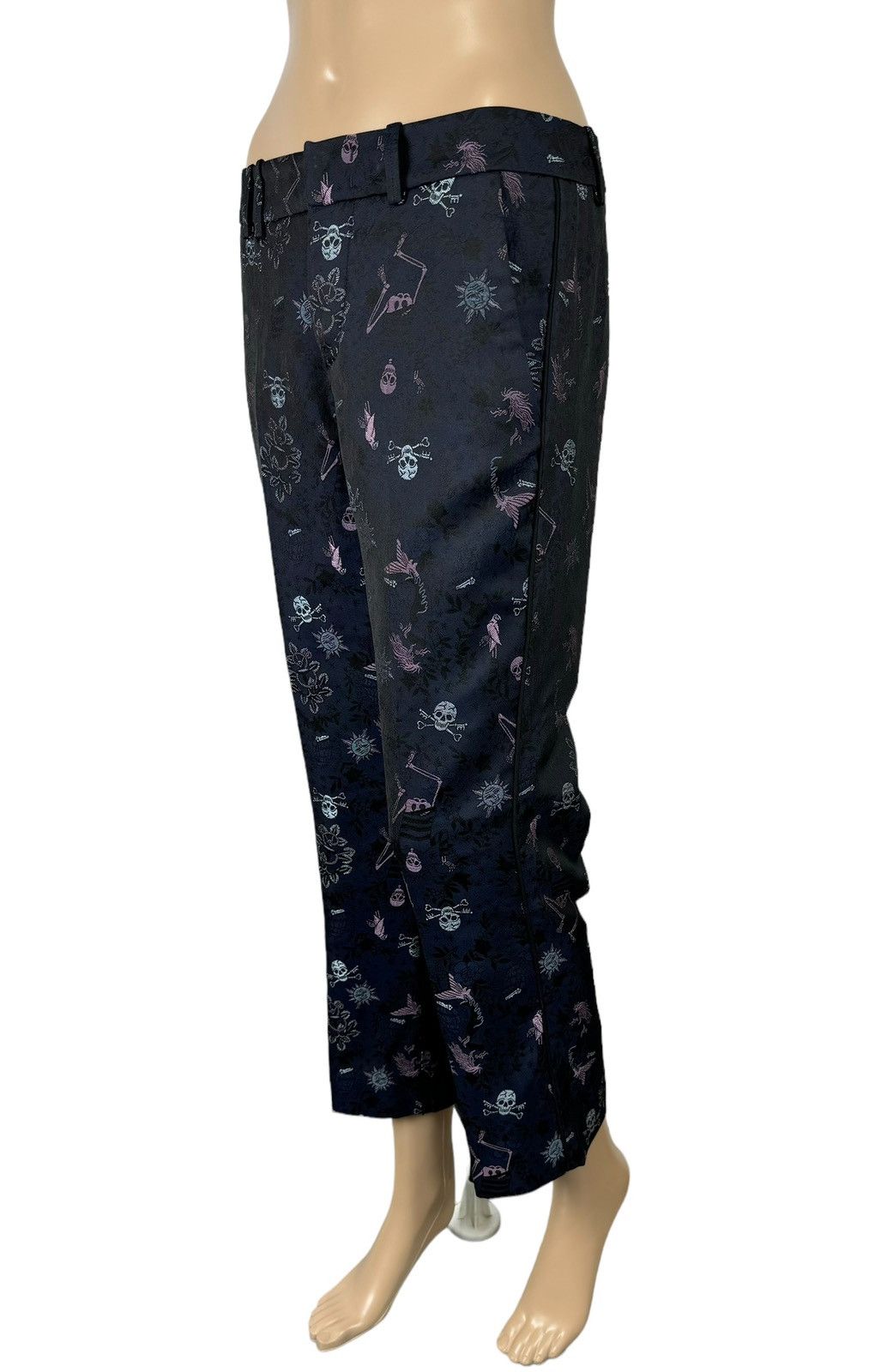 Zadig & Voltaire Posh Jac Tatoo Printed Chino Pants size 36