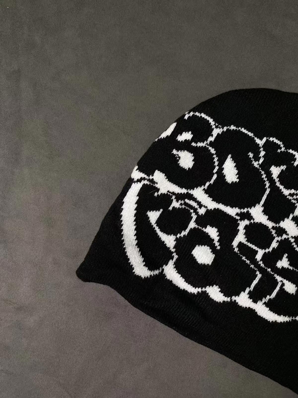 Born X Raised Born X Raised Throwie Skully Black No Cuff Knit Green Beanie Size ONE SIZE - 3 Thumbnail
