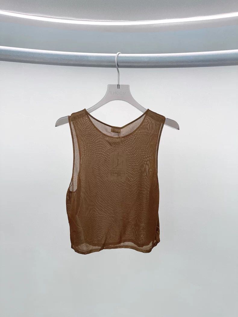 Saint Laurent Paris Saint Laurent Paris Khaki knit vest Size M / US 6-8 / IT 42-44 - 2 Thumbnail