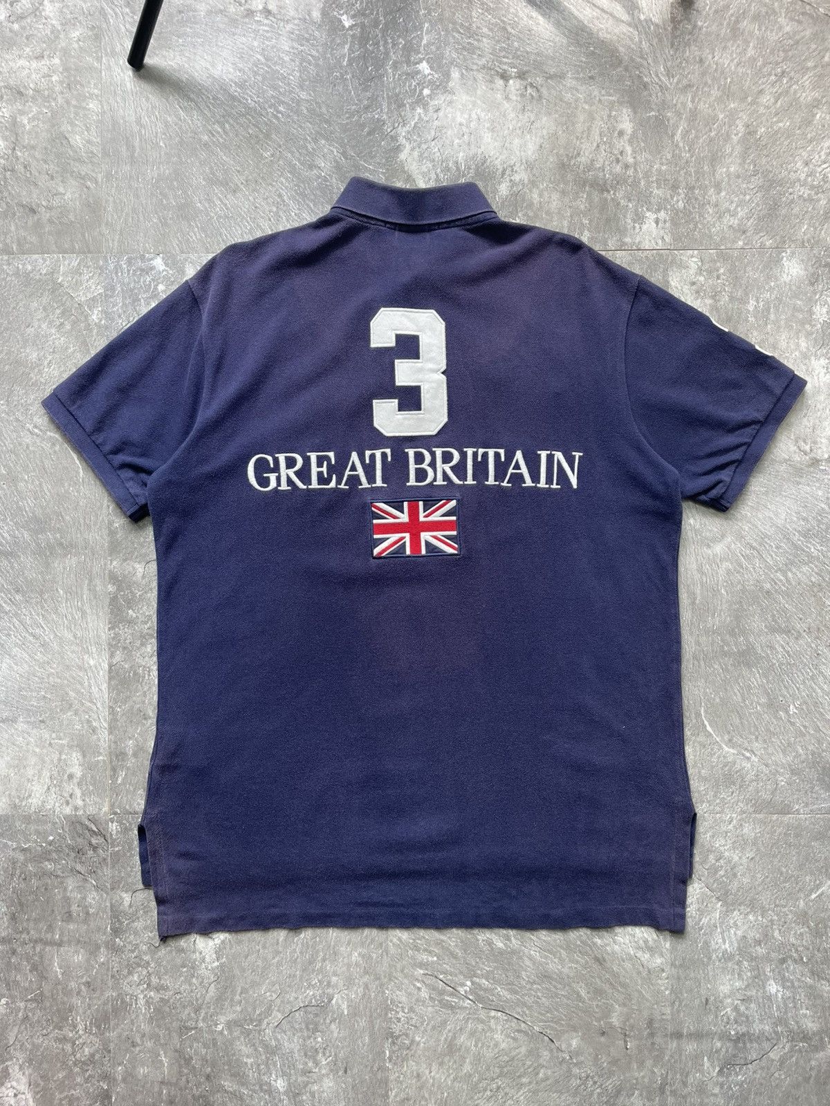 Polo Ralph Lauren Vintage Polo Ralph Lauren Great Britain Big logo Chief Keef Size US L / EU 52-54 / 3 - 7 Thumbnail