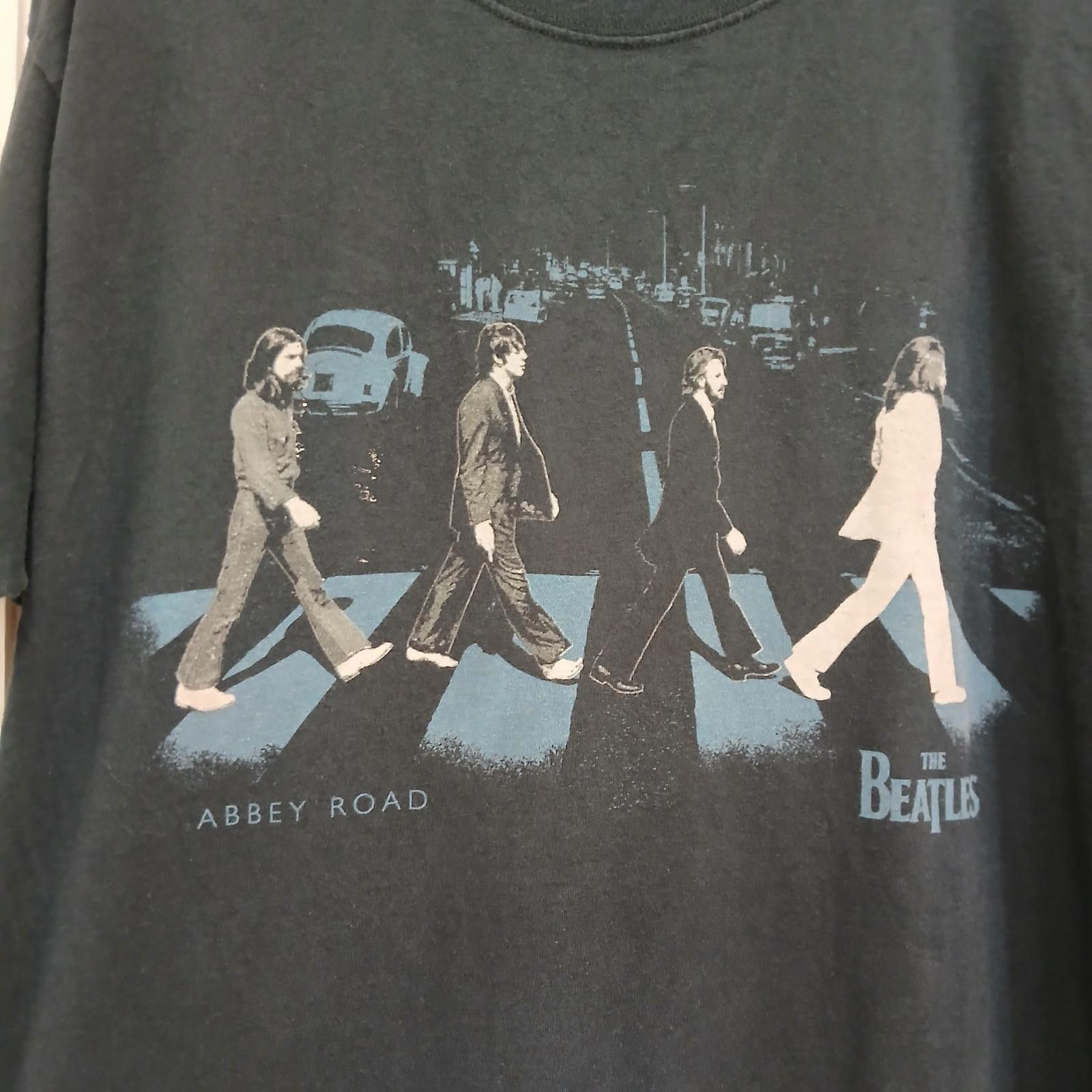Designer The Beatles Abbey Road T-Shirt Black Large Size L / US 10 / IT 46 - 2 Thumbnail