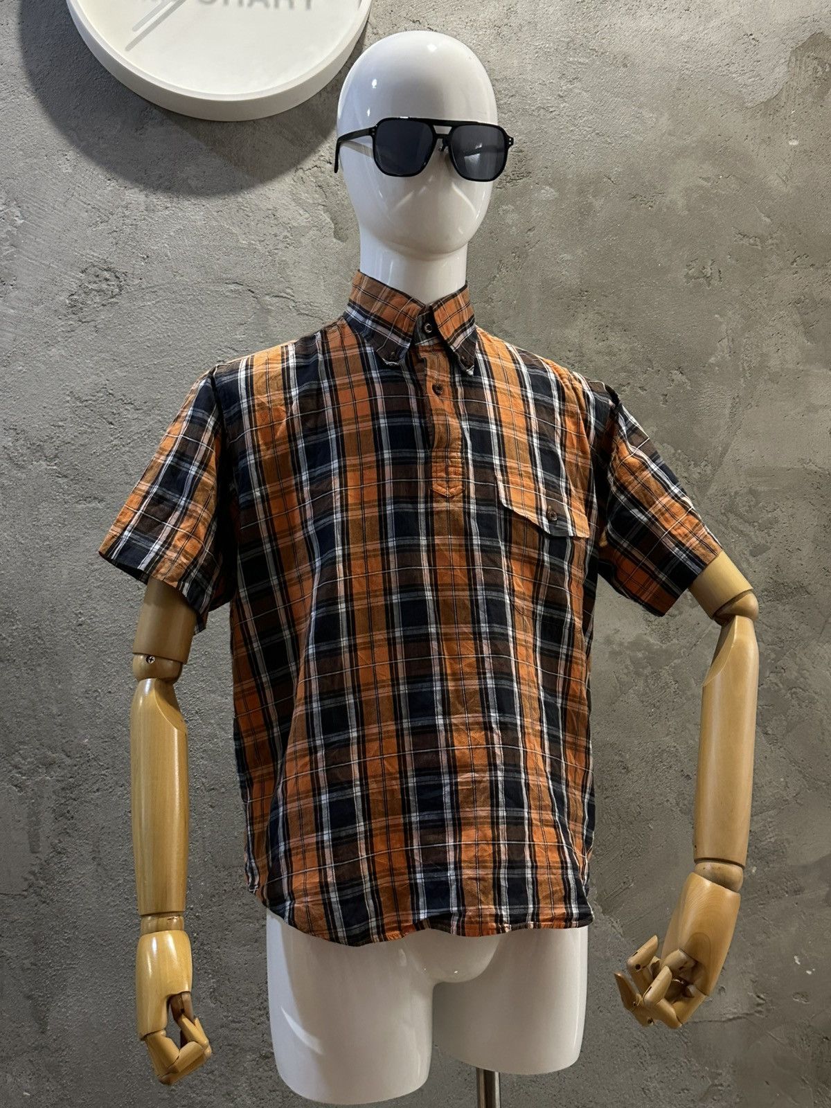 Evisu Evisu Yamane Half Button Up Shirt Made in Japan Size US M / EU 48-50 / 2 - 4 Thumbnail