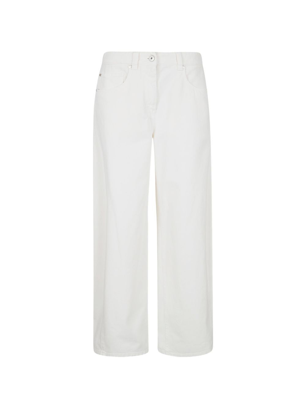 Brunello Cucinelli COTTON TROUSERS Size 28" / US 6 / IT 42 - 1 Thumbnail