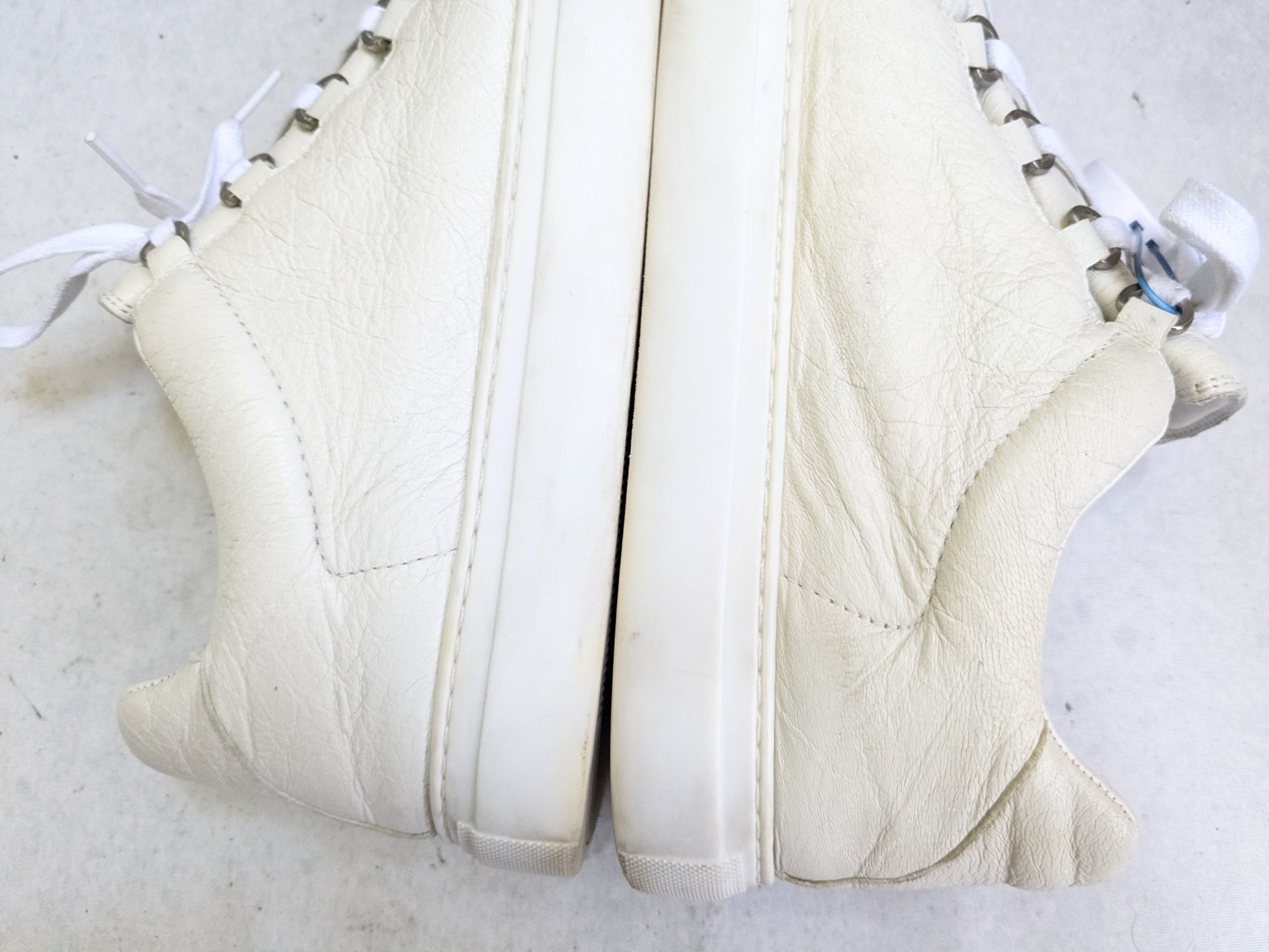 Balenciaga Balenciaga Arena White 10 Low Tops Leather Size US 10 / EU 43 - 9 Thumbnail