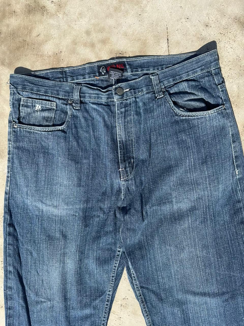 Japanese Brand × Vintage Red Ape embroided back pocket denim Jean's Size US 38 / EU 54 - 5 Thumbnail