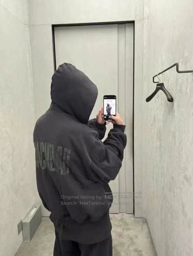 Balenciaga Balenciaga Letter printed logo hooded loose long-sleeve ja Size US XXS / EU 40 - 8 Thumbnail