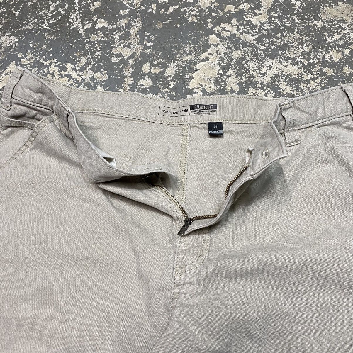 Other Vintage Carhartt Tan Rugged Flex Carpenter Workwear Shorts Size US 40 / EU 56 - 6 Thumbnail