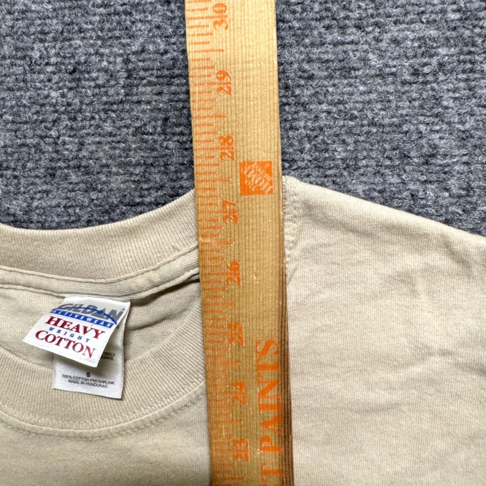 Vintage VINTAGE Gildan Heavy Cotton Jesus T-shirt S Men Beige Cream Y2K 90s Trading Post Shirt Mens Size US S / EU 44-46 / 1 - 4 Thumbnail