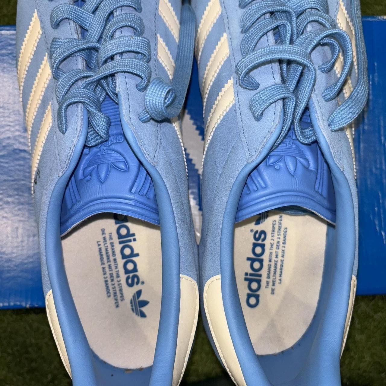 Adidas Light Blue Adidas Gizelle Size US 11 / EU 44 - 7 Thumbnail