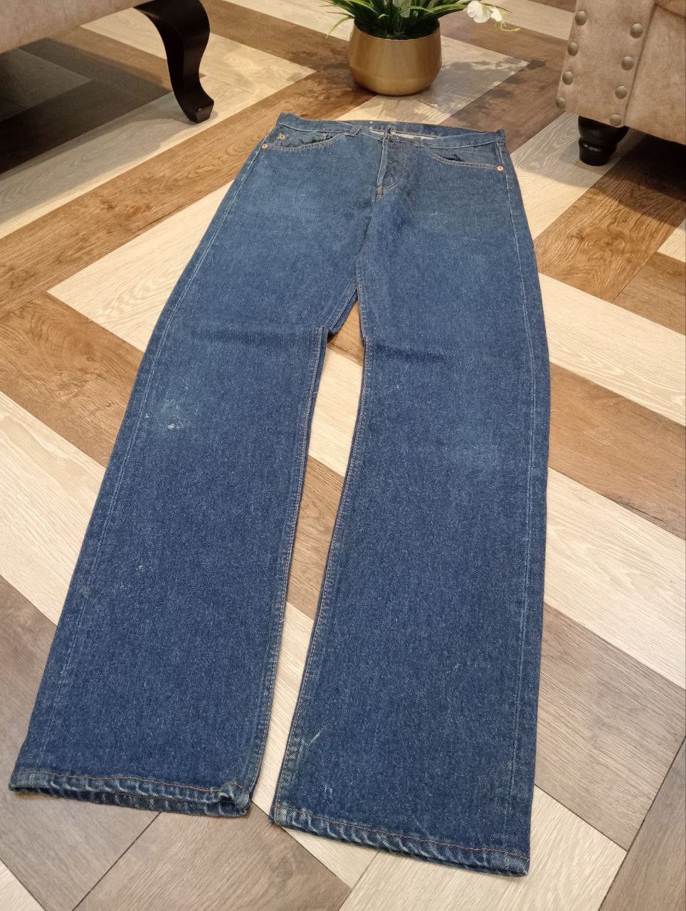Levi's Vintage Clothing RARE LEVI'S VINTAGE 501XX BLUE DENIM JEANS - SIZE 33 Size US 33 - 3 Thumbnail