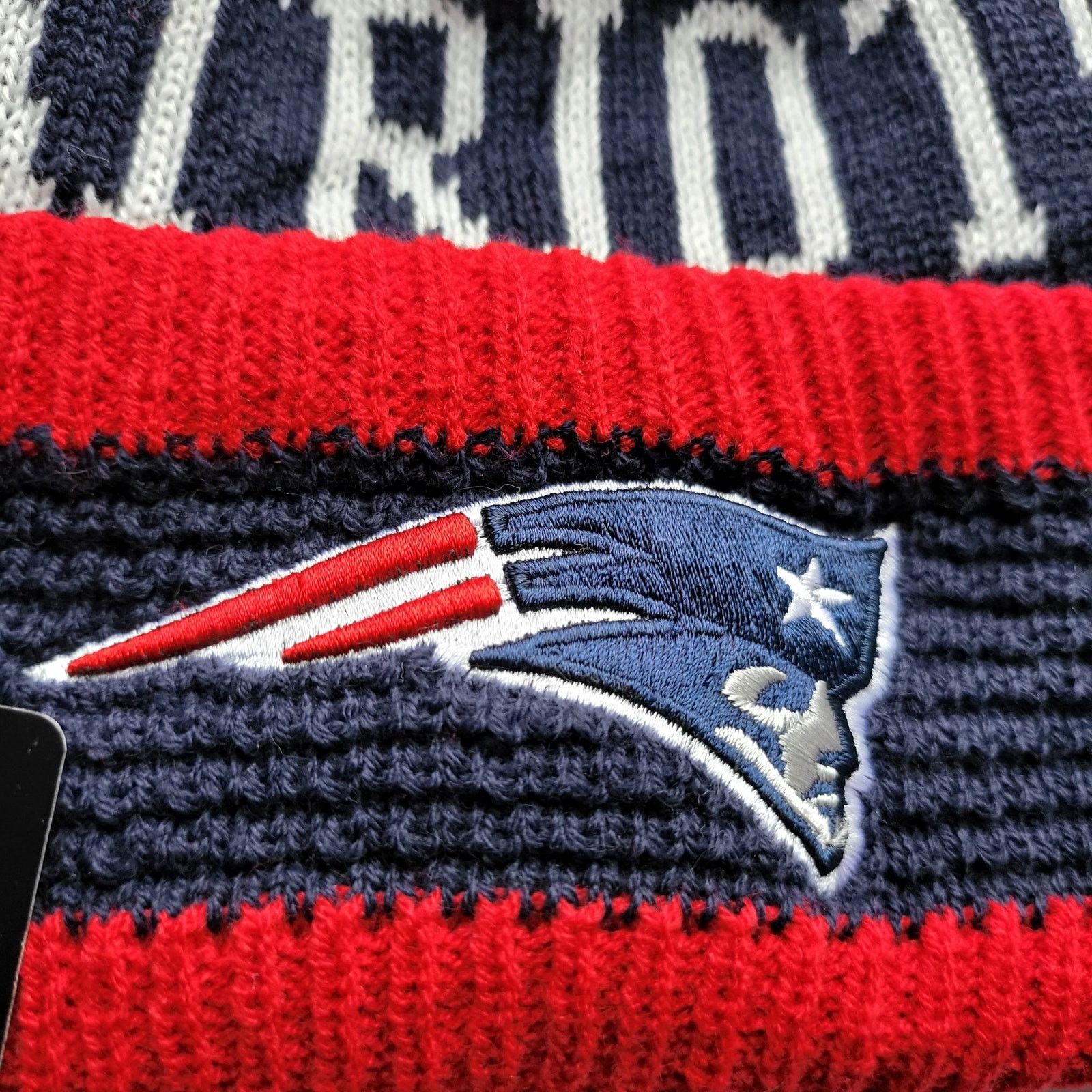 Other NWT New England Patriots Sports Pom Beanie Fleece Unisex Size ONE SIZE - 2 Thumbnail