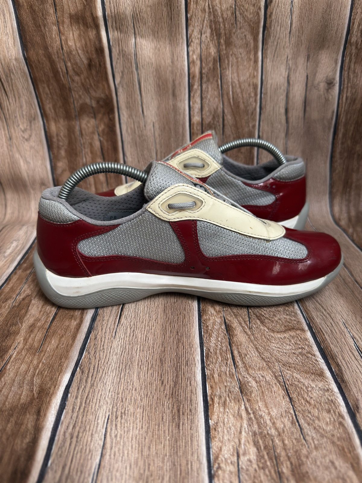 Prada 🔥 patent America cup trainers Size US 5.5 / EU 38 - 11 Thumbnail
