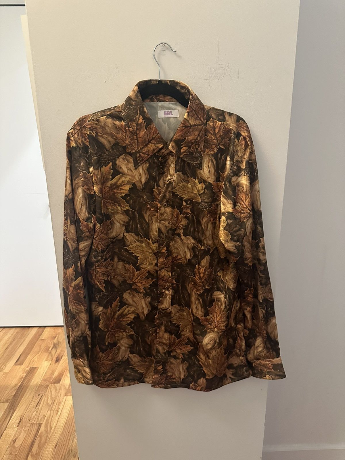 ERL ERL Satin Foliage Button-Up Size US XXL / EU 58 / 5 - 1 Thumbnail