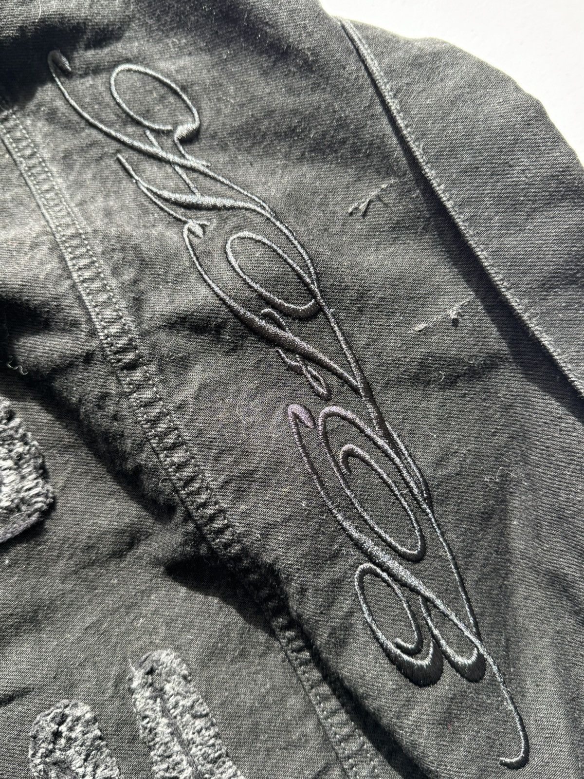 Japanese Brand AFB Patched Denim Jacket Size US L / EU 52-54 / 3 - 4 Thumbnail