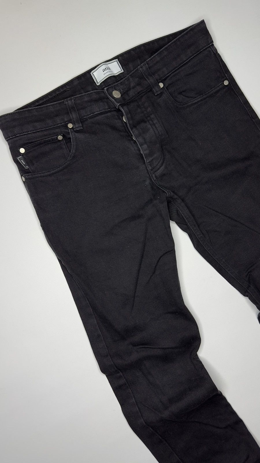 AMI Ami Alexander Mattiussi pants size 30 black Size US 30 / EU 46 - 2 Thumbnail