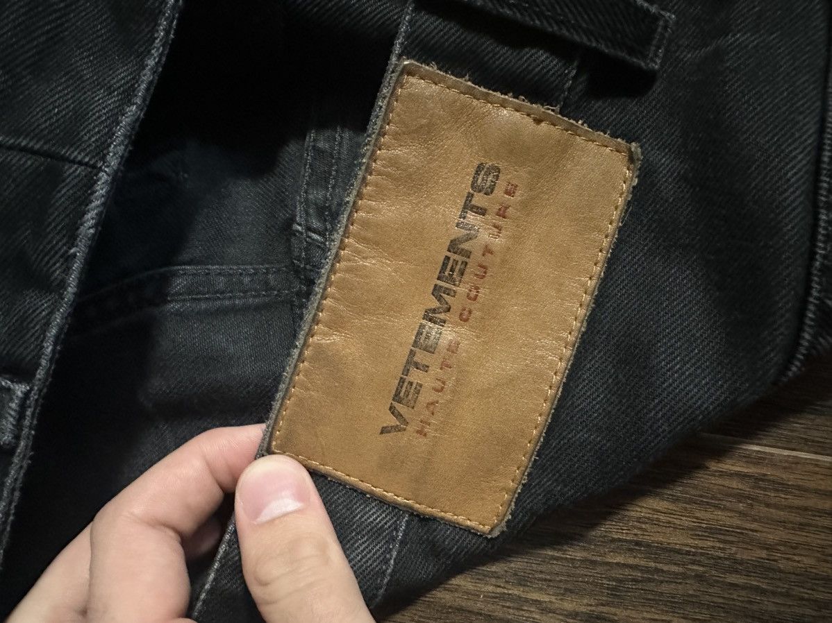 Vetements Vetements black distersed denim Size US 31 - 7 Thumbnail
