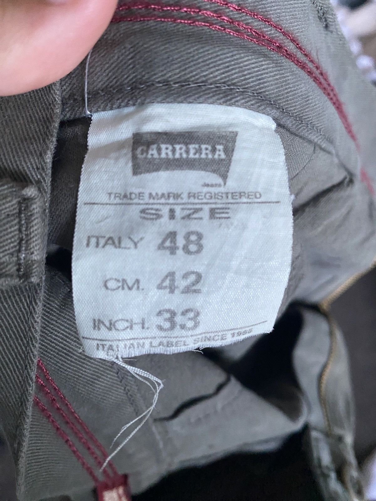 Carrera Carrera cargo jeans. Size 34" / US 12 / IT 48 - 1 Thumbnail