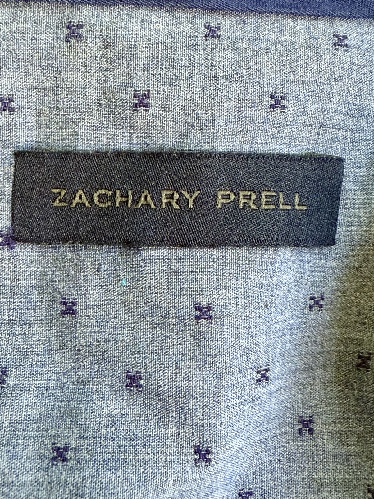 Zachary Prell Zachary Prell XL Navy Dot Short Sleeve Button-Up Size US XL / EU 56 / 4 - 9 Thumbnail