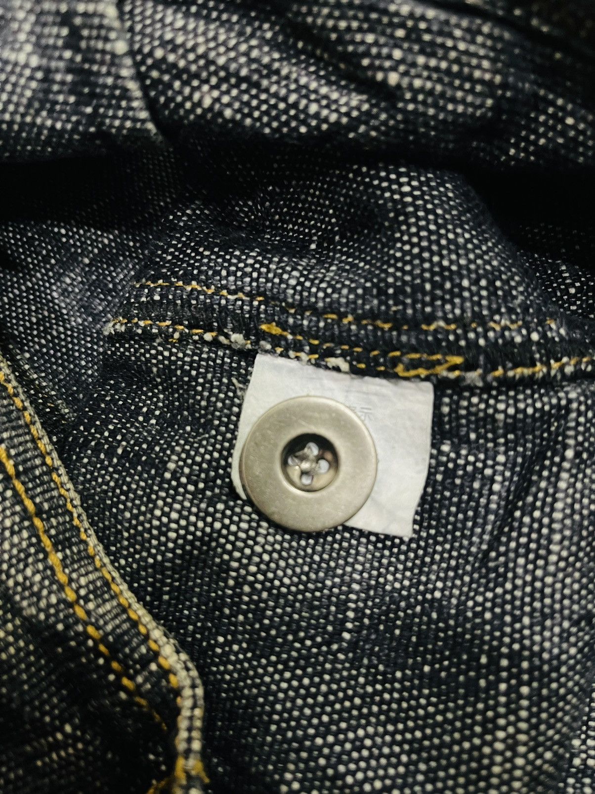 Japanese Brand Slick Double Brested Denim Jacket (11) Size US M / EU 48-50 / 2 - 4 Thumbnail