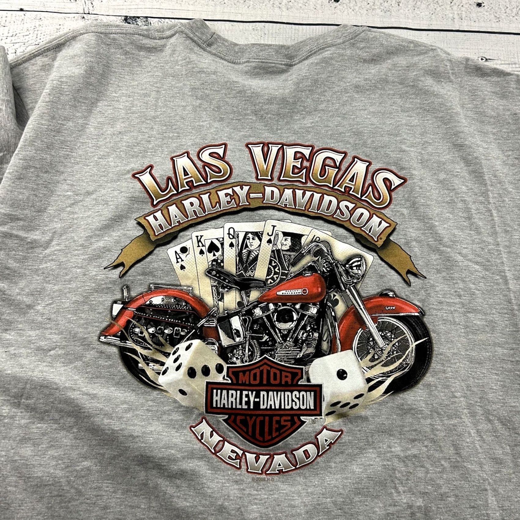 Harley Davidson Harley-Davidson Shirt T Shirt 2XL Men Gray Short Sleeve Vintage? Size US XXL / EU 58 / 5 - 6 Thumbnail