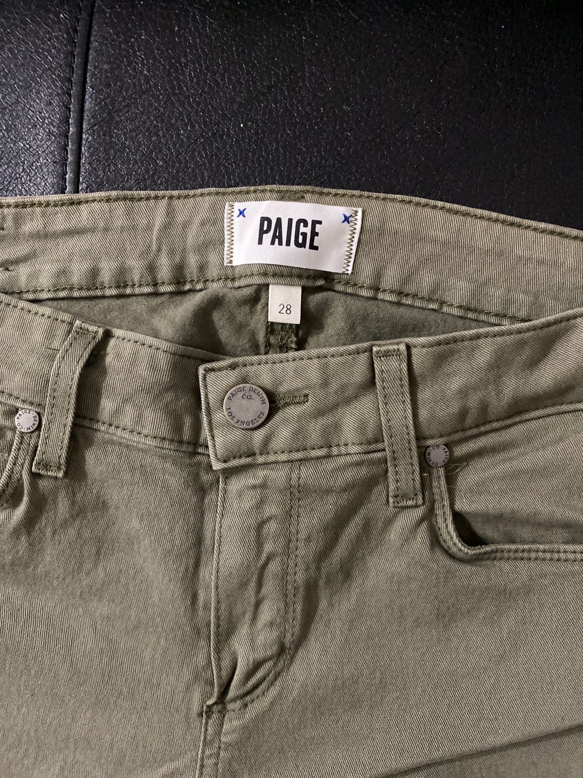 Paige PAIGE Verdugo Ankle in Camo Green Size 28" / US 6 / IT 42 - 2 Thumbnail