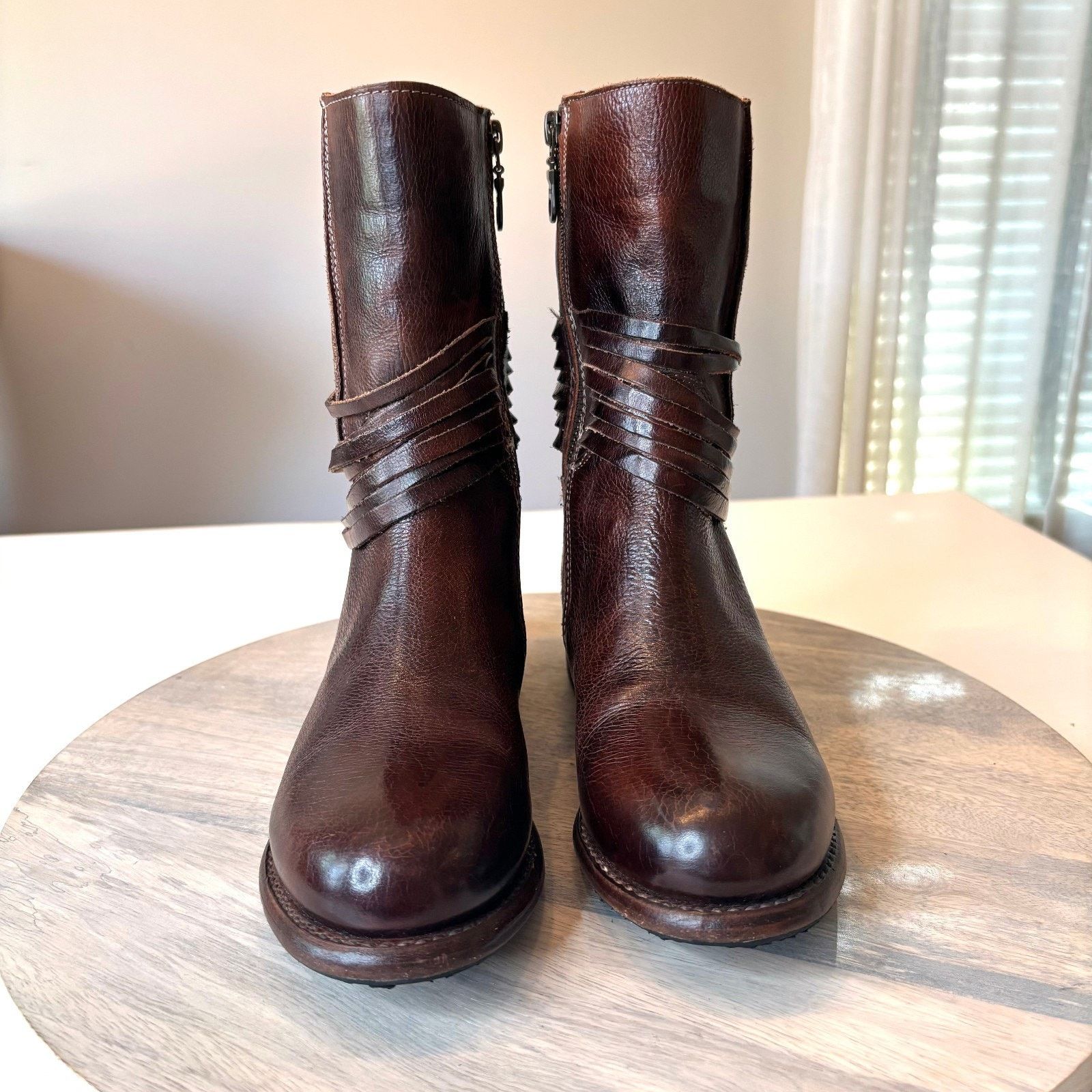 Bed Stu Bed Stu Cobbler Series Ankle Boots Leather Women's US Sz 7 Size US 7 / IT 37 - 4 Thumbnail