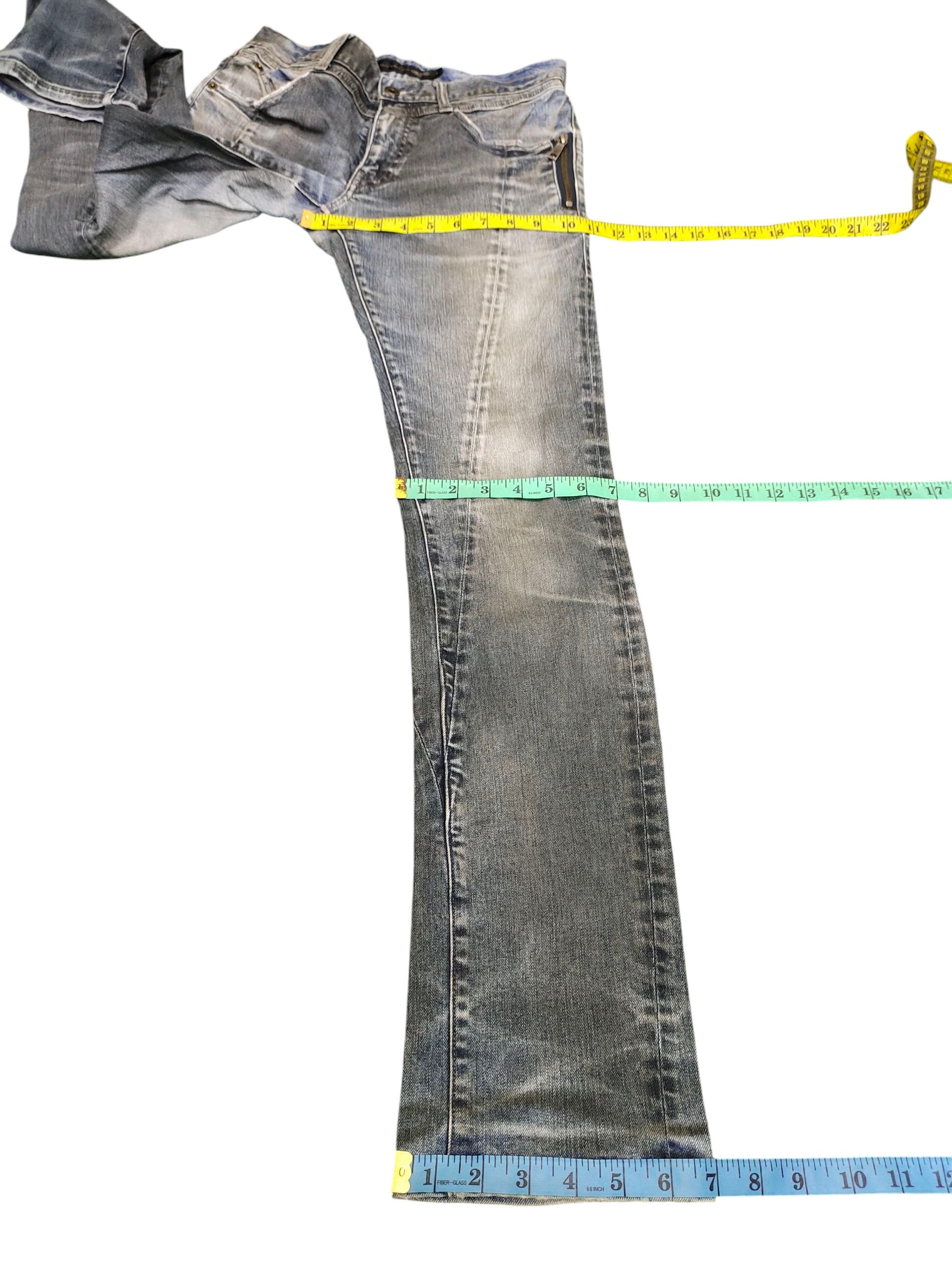 Schlussel Japanese Brand Schlussel Clawmark Distress Faded Jeans Size US 28 / EU 44 - 17 Thumbnail
