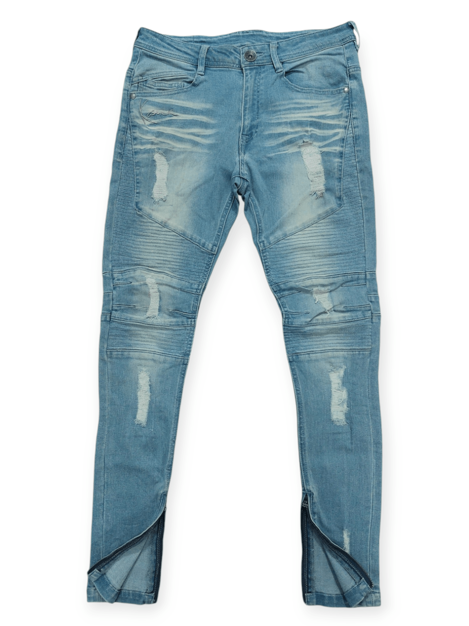 Karl Kani FYE🔥 Karl Kani Punk Biker Denim Size US 32 / EU 48 - 22 Thumbnail