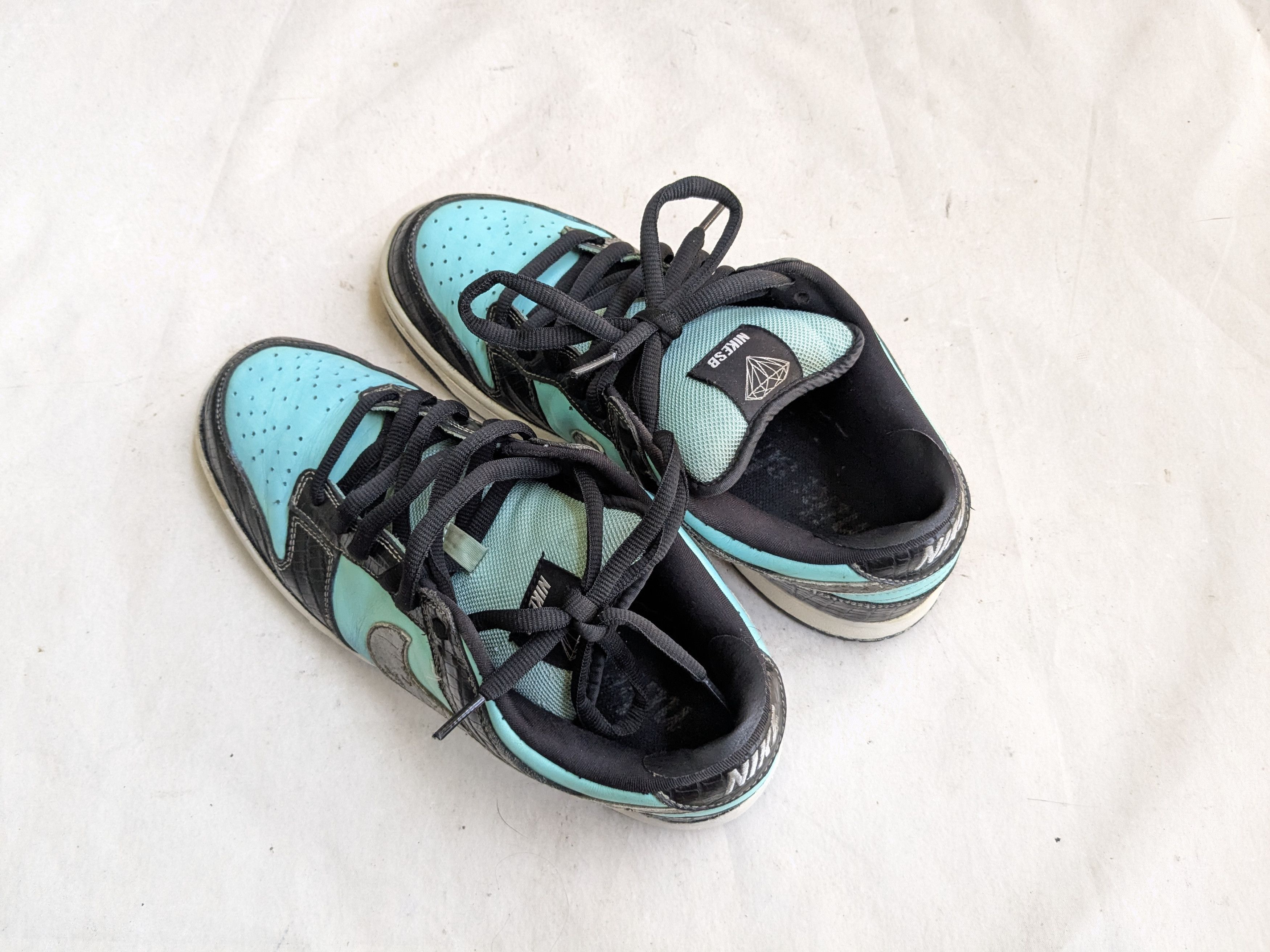 Nike Nike SB Dunk Low Pro x Diamond Supply Co. Tiffany 11 Size US 11 / EU 44 - 22 Thumbnail