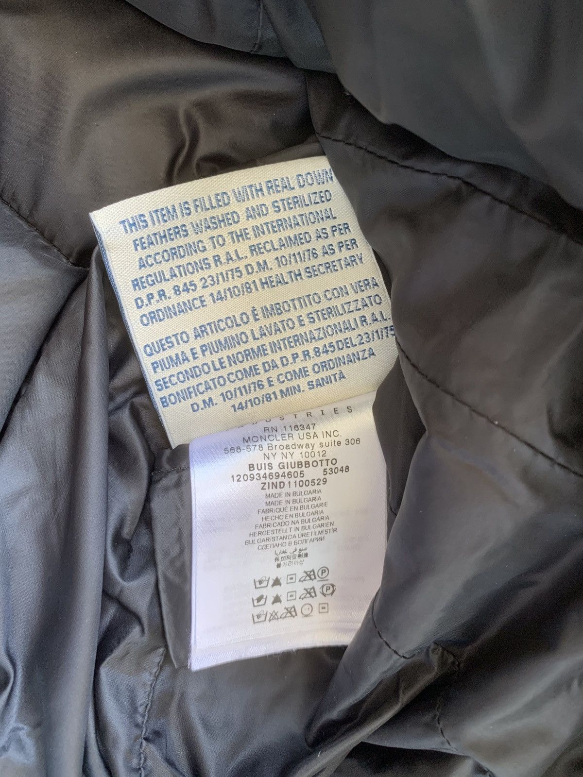 Moncler Moncler Womens Down Jacket Buis Giubbbotto Size S / US 4 / IT 40 - 9 Thumbnail