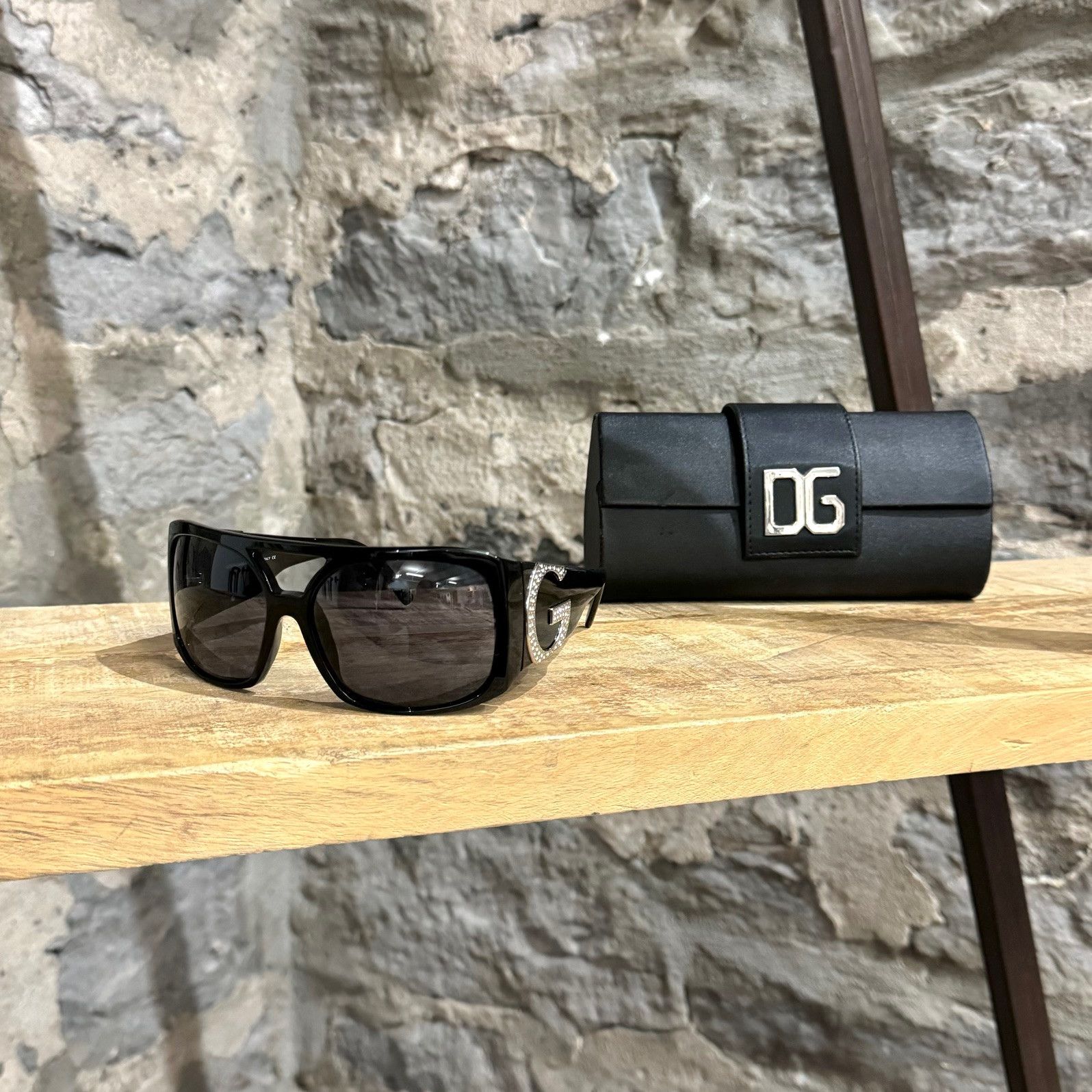 Dolce & Gabbana Dolce & Gabbana DG4018 2000s Black Square Sunglasses Size ONE SIZE - 1 Thumbnail