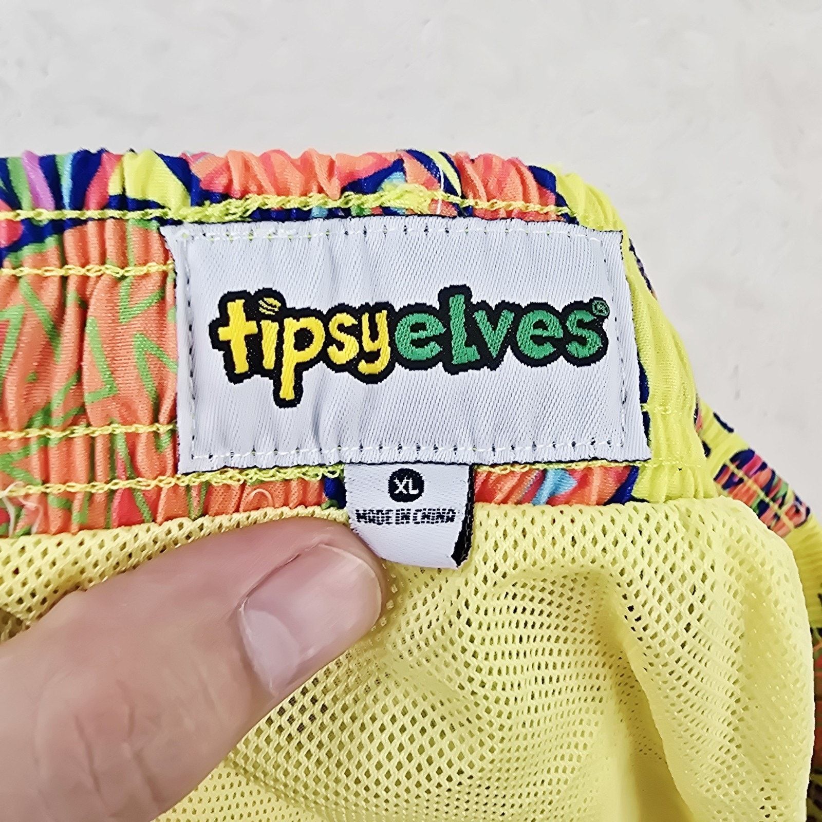 Tipsy Elves Tipsy Elves Board Shorts Mens XL Pineapple Swim Trunks Beach Size US 30 / EU 46 - 5 Thumbnail