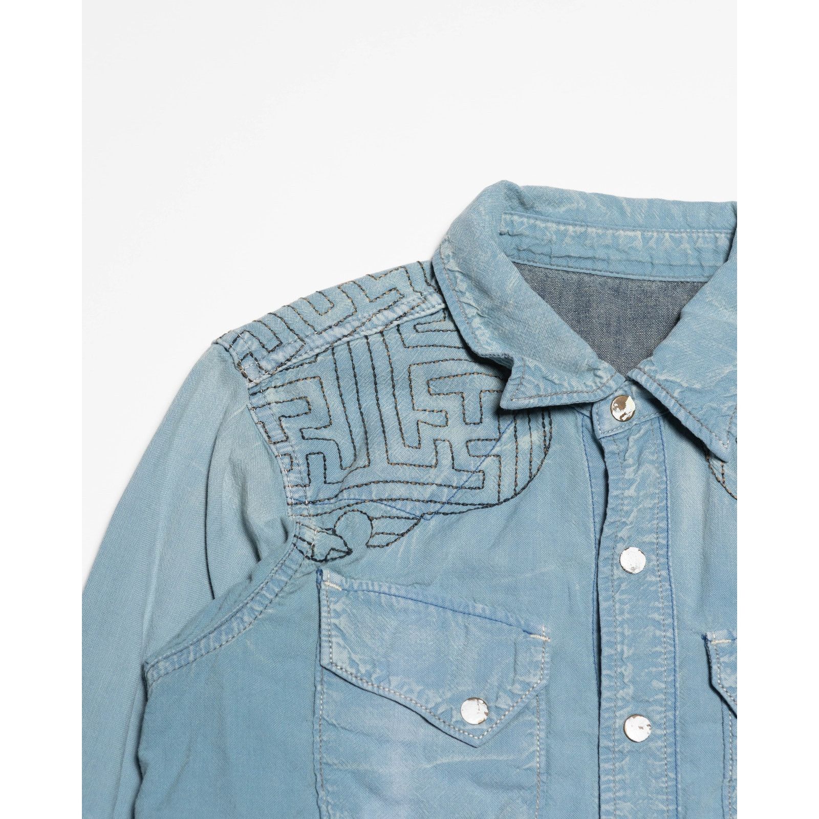 Kapital Kapital Japan Blue Denim Button Up shirt Size US S / EU 44-46 / 1 - 3 Thumbnail