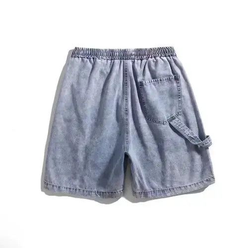 Chopard 20SS Indigo Union Japan Denim Worker Shorts Size US 32 / EU 48 - 2 Thumbnail